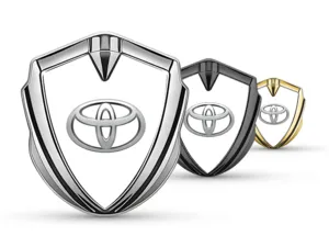 Toyota Metal Emblema Insignia Moderno Fisonomía Selecto